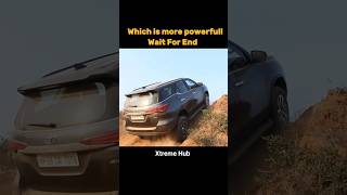 Fortuner Vs Safari Vs Pajero😱 #toyota #tata #mitsubishi #ytshorts #offroading #carreview #carvlog