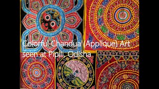 A Chandua (applique) art store in Pipli, Odisha