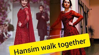 #HaniaAmir #AsimAzhar  #Rampwalk | Fashion show | Rampwalk #singer #dimplequeen