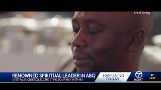Global spiritual leader here to teach about 'inner peace'