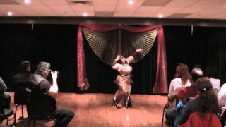 Tab Wana Mali \u0026 Drum Solo Bellydance by Caroline Labrie