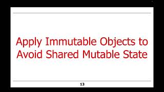 Overview of Java: Key Functional Programming Concepts & Features – Immutable Objects