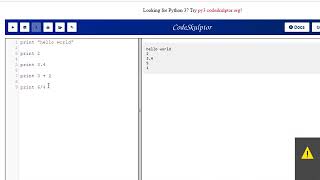 Python-Codeskulptor Overview