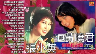 黄晓君 张小英 经典回顾珍藏版歌曲: 爱情如水向東流/今夜身邊跟有你/多情/第二梦/一目不見如三秋/不敢告郎你/风雨恋/你可知道我要谁/汉汉雨忆当年