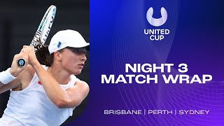 Night 3 Match Wrap | United Cup 2023