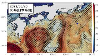 2022年5月29日までの黒潮「短期」予測