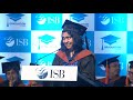 isb graduation day 2019 pgp 2019 valedictory speech