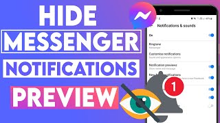 How to Hide Messenger Notifications | Fb messenger notification off