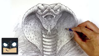 How To Draw A Cobra | YouTube Studio Sketch Tutorial