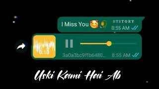 Uski Kami Hai Ab Jeevan Mein || Emotional Song Status || Painful Status || ST STORY