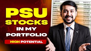 My PSU Stocks for Long Term Investing ✅ | Best Stocks to Buy Now | Harsh Goela