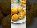 Mashed Potato Cheese Surprise Balls #cornflakes #snack #cheese