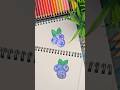 You MUST Color Your Blueberries ORANGE #art #drawingtutorial #howtodraw #drawing #tutorial