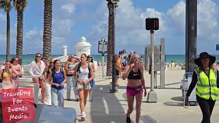 Walking Fort Lauderdale Beach During Spring Break 🌴 Beach Crowds & Ocean Energy 2026 4K