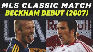 New York Red Bulls 5-4 LA Galaxy | David Beckham's First MLS Start | MLS CLASSIC FULL MATCH