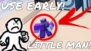 how to use the little man animation early in funky friday..