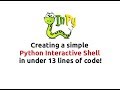 Creating a simple Python Interactive Shell