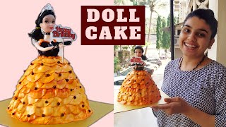 How to make1Kg Doll Cake|Chocolate Dutch Flavour and ChocolateMousse Flavour|डॉल केक बनाने का  तरीका