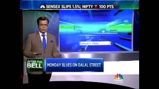 MARKET WRAP: Sensex Slips 1.5%, Nifty Loses 100 Pts