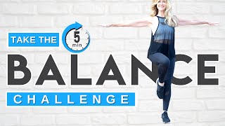 5 Minute Balance Exercises For Women Over 50 | 14 Day Challenge!