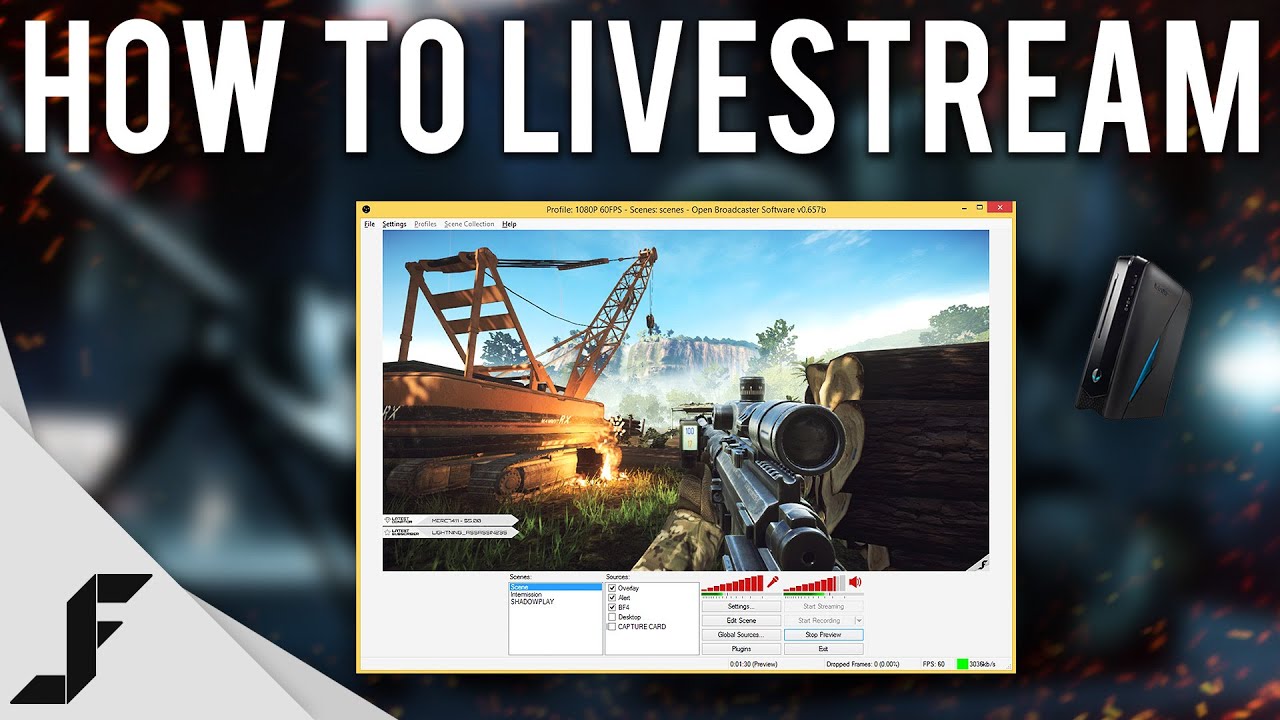 How To Live Stream Games! - YouTube