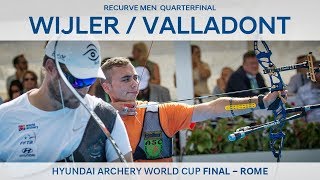 Steve Wijler v Jean-Charles Valladont – Recurve Men’s Quarterfinal | Rome 2017