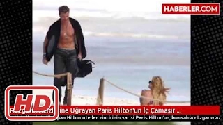 paris hilton newest shocking wardrobe malfunction on the beach!