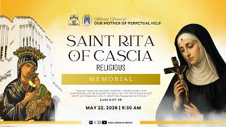 Baclaran Church: Memorial of Saint Rita of Cascia, religious