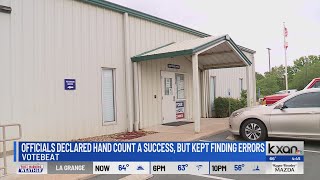 Votebeat: Texas county’s GOP officials found multiple errors after hand count