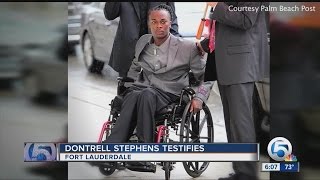 Dontrell Stephens testiffies