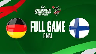 FINAL: Germany v Finland | Full Basketball Game | FIBA U16 European Championship 2022 - Division B