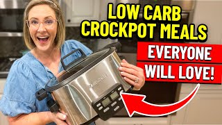 😱 My Carb-Loving Family Devoured These LOW CARB CROCKPOT RECIPES!