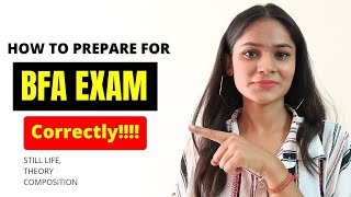 how to prepare for BFA exam In less than one month and correctly!!💯 best tips to improve!! #bfa#art