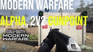 Call of Duty Modern Warfare 2v2 Alpha Gunpoint *RAW FOOTAGE*