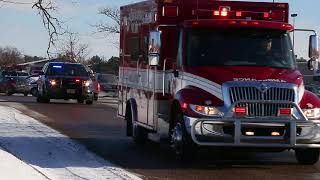 Funeral procession honors Wisconsin Rapids firefighter