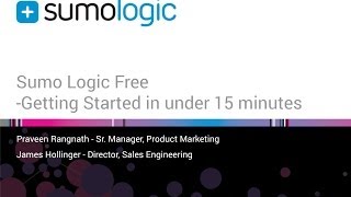 Getting Started with Sumo Logic Free - Webinar