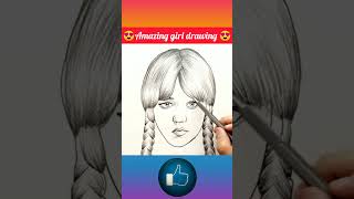 Amazing girl drawing video real girl drawing video #drawing #painting #howtodraw #art #shorst#viral