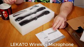 LEKATO Wireless Microphone Unboxing