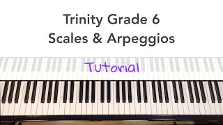 TRINITY Grade 6 Piano (2018 -2020): Scales \u0026 Arpeggios