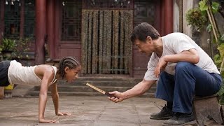 Karate kid training || Dre parker training scene || dre parker full training  #jackiechan #karatekid