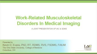 Work-Related Musculoskeletal Disorders In Medical Imaging