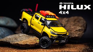 Toyota HILUX Revo 4X4 Offroad Lifted Full Suspension and Steering Majorette Custom