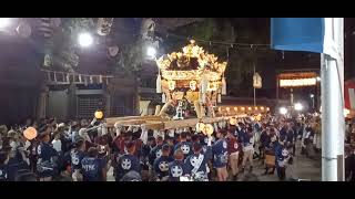 令和6年魚吹八幡神社秋祭り宮出4番大江島