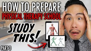 What to Study BEFORE Physical Therapy School