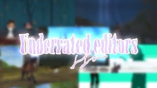 Underrated sso editors #1