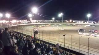 4/16/16 Street Stock Feature at LaSalle Speedway (Illinois) CRASH FEST!!!