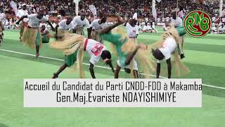 Campagne 2020  Accueil du Candidat du CNDD-FDD à Makamba