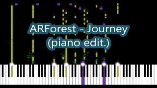 ARForest - Journey (piano edit.)