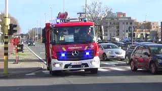 uitruk ladderwagen autopomp signalistiewagen brandweer gent naar instortingsgevaar