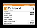 Berowra to Richmond announcement display made using DVA 5 | Sydney Metro Display